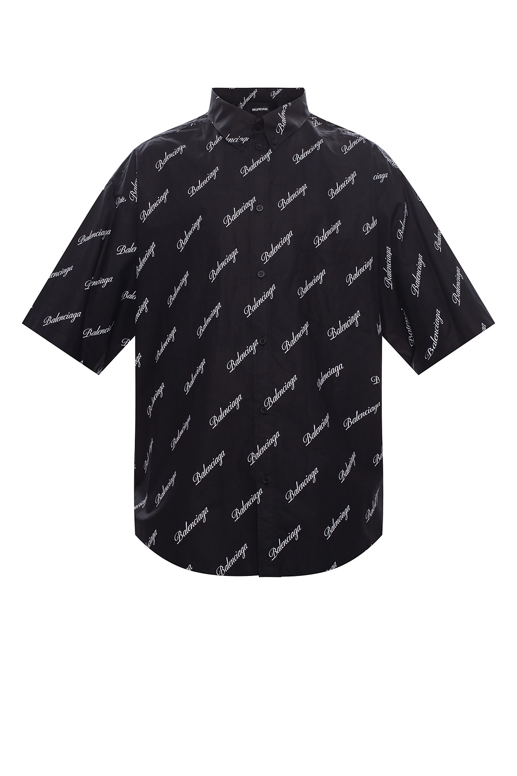 Balenciaga short sleeve on sale shirt